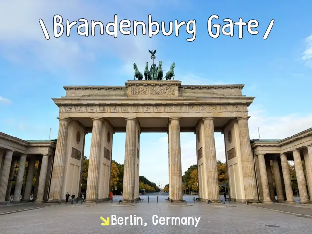 ประตูชัย Brandenburg Gate 🇩🇪 Berlin, Germany