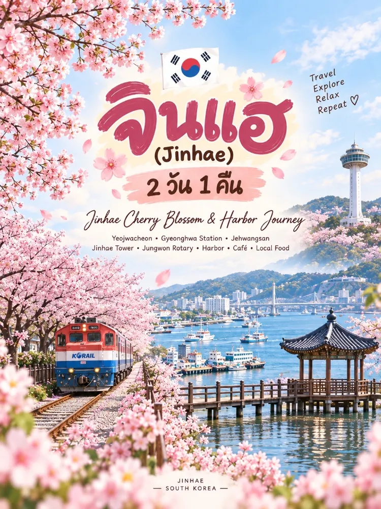 벚꽃 시즌이면 특히나 아름다워지는 작은 도시, 진해 🌸