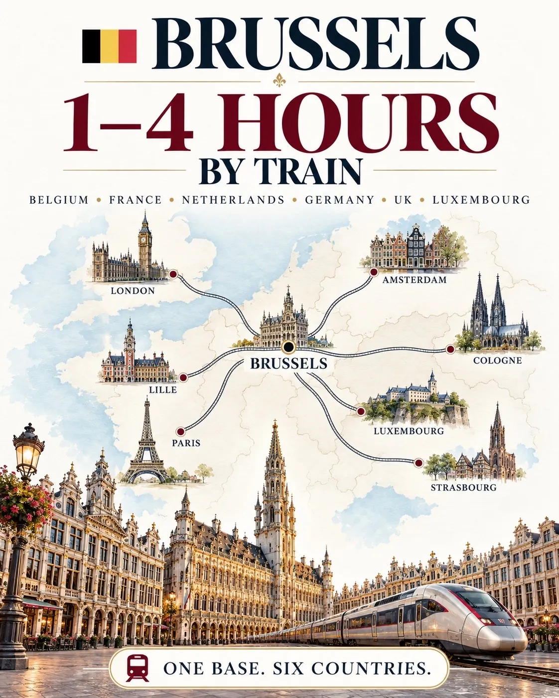 🇧🇪 BRUSSELS: EUROPE’S ULTIMATE TRAIN HUB 🚆✨