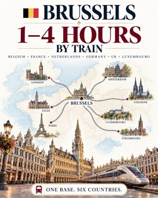 🇧🇪 브뤼셀: 유럽 최고의 기차 허브 🚆✨