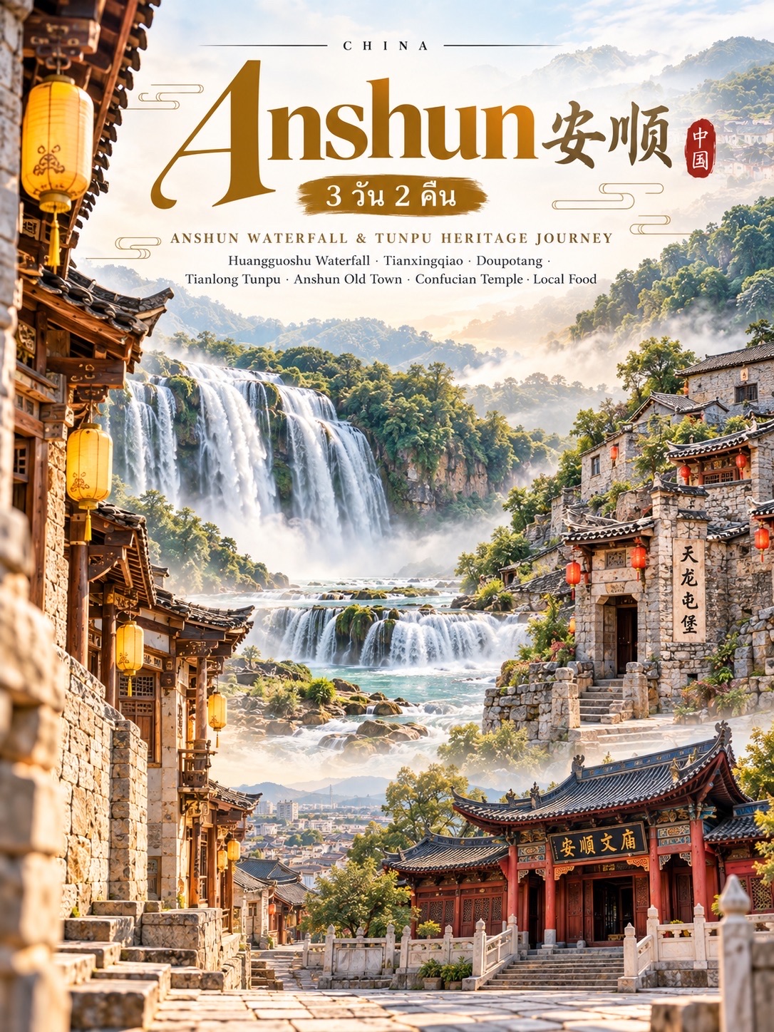  安順 (Anshun / 安順) — 貴州的自然之城，通往黃果樹瀑布的門戶 