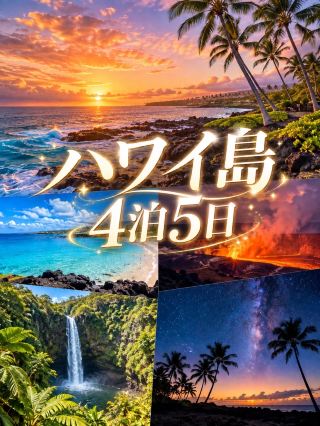 盡情探索大自然！夏威夷島4晚5天行程