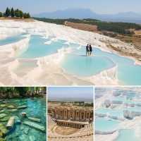 Pamukkale – Turkey’s Cotton Castle of Natural Wonders 🤍💦🇹🇷