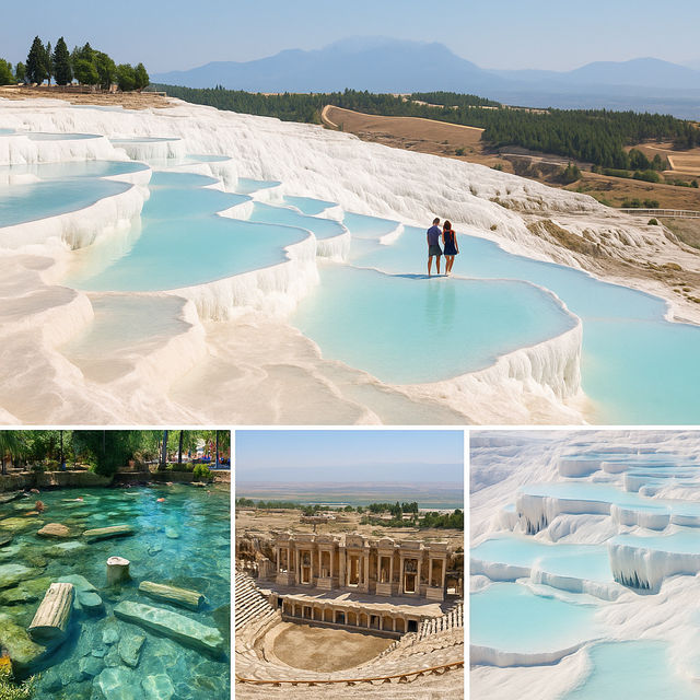 Pamukkale – Turkey’s Cotton Castle of Natural Wonders 🤍💦🇹🇷
