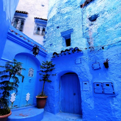 モロッコ🇲🇦シャウエン】ただひたすらに青い街 | Trip.com シェフ