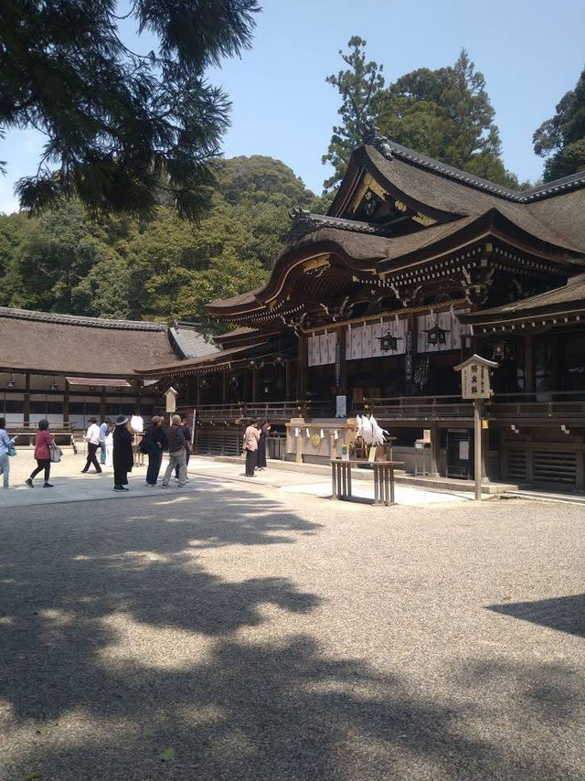 Ogami Shrine with the divine body of Miwayama