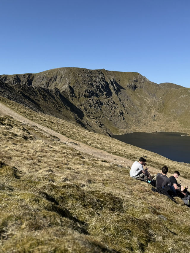 Climbing helvellyn!