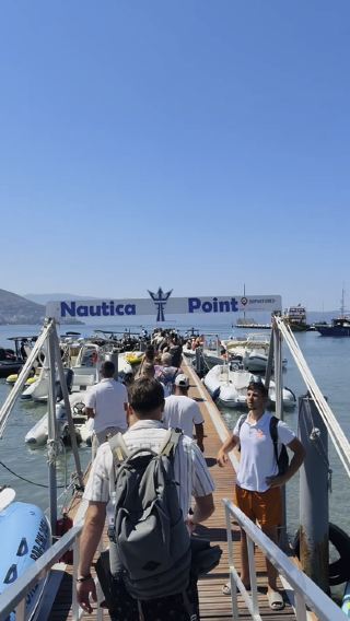 Grama Bay & Blue Cave Speedboat Tour from Vlorë.