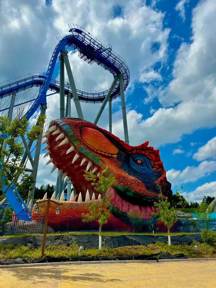 옌지(延吉) '공룡왕국(Dinosaur Kingdom)' 테마파크。