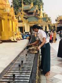 Symbol of Myanmar | Shwedagon Pagoda in Yangon, one of the three major ancient sites in Southeast Asia of Buddhism's Light.