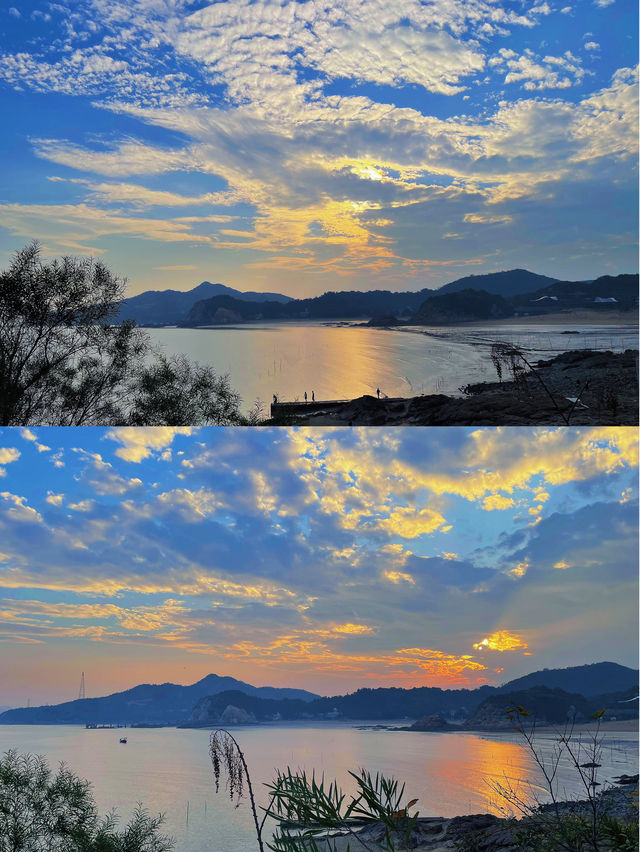福州｜連江粗蘆島——海邊的浪漫，日落佔一半