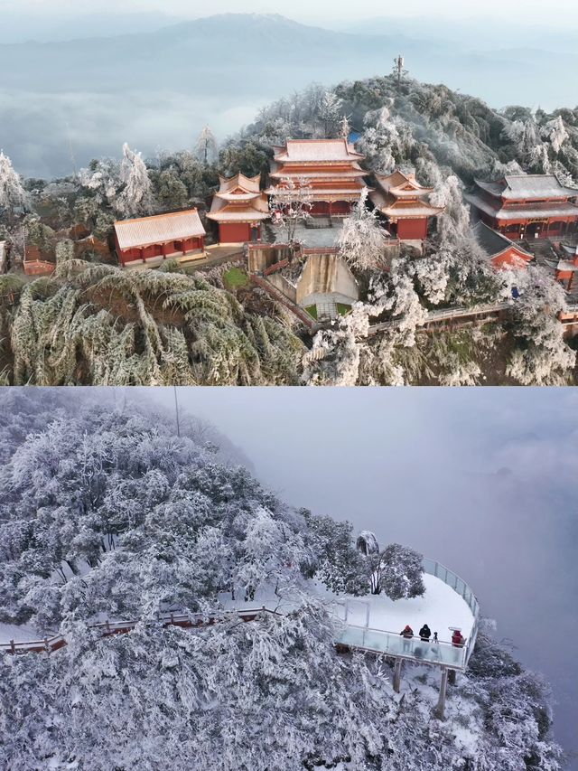 又到雪季!快來桂林這一處看絕美雪景