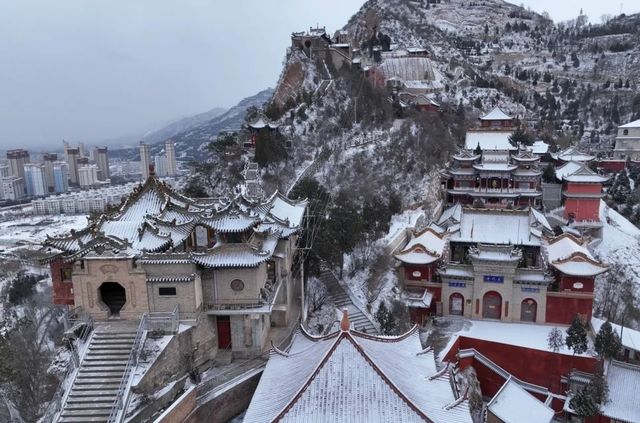 甘谷：一個雪景美如畫的小城