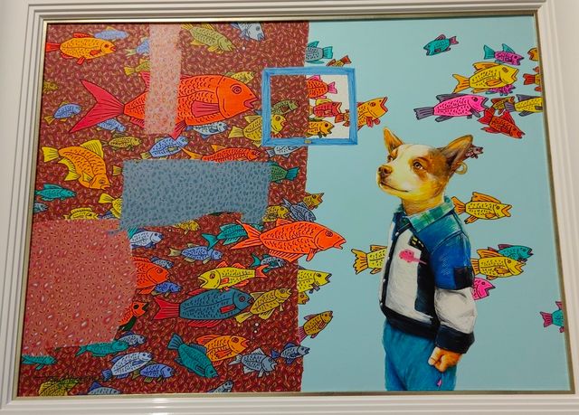 唐雲輝當代藝術展，誰能拒絕狗狗呢？