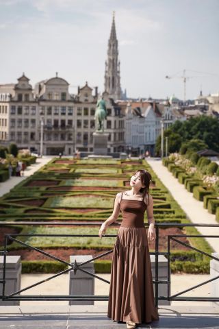 Belgium travel Brussels city walk route guide.