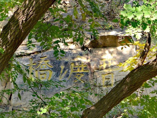 爬山  北京西山國家森林公園。