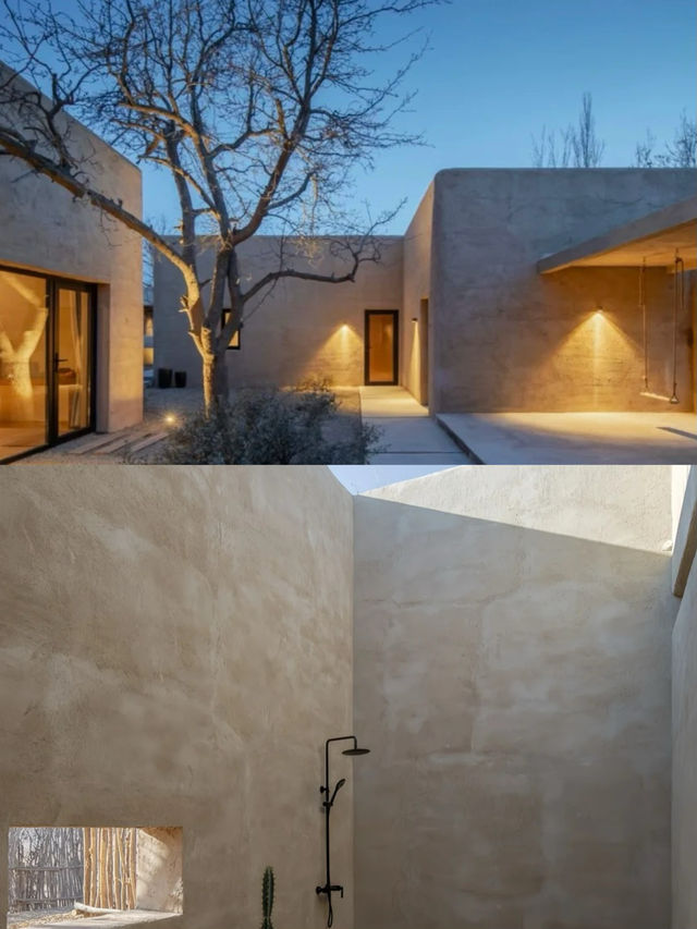 藏於黃河邊上沙漠裡的野奢酒店。