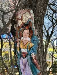 瀋陽南湖公園的玫瑰花樹，太浪漫了！。