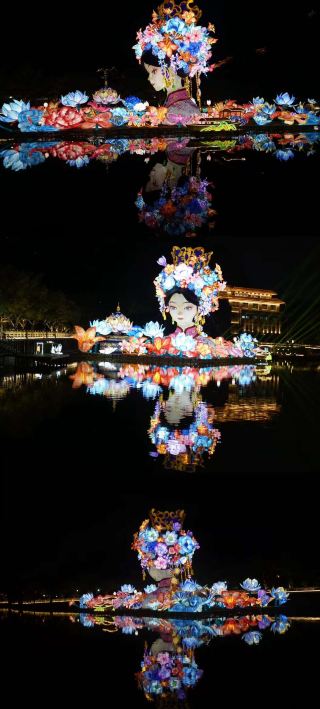 Guangzhou Puzhou Garden Greater Bay Area Lantern Festival is amazing! 
