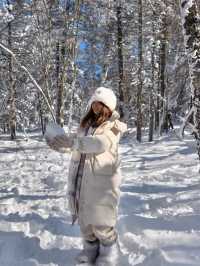 老里克湖徒步||喜歡玩雪的我很開心~~