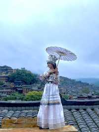 西江苗寨 這家觀景平台真讓我捨不得下山