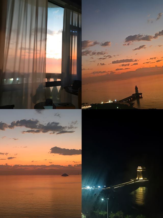 在珠海的海景房看日出日落，好好感受生活吧