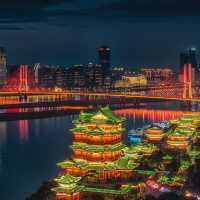 夜遊滕王閣攻略🌉登樓後真的太美了！！