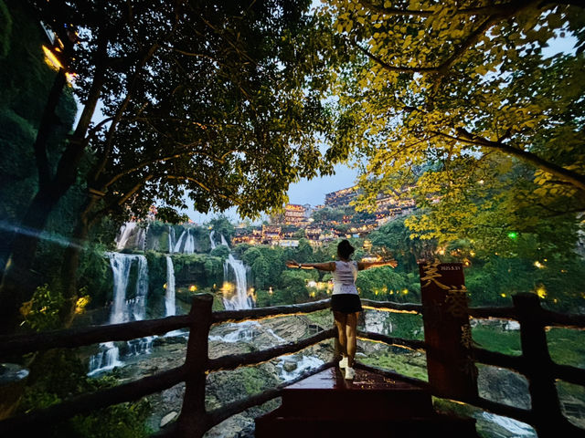 Majestic Furong Grand Waterfall in Hunan