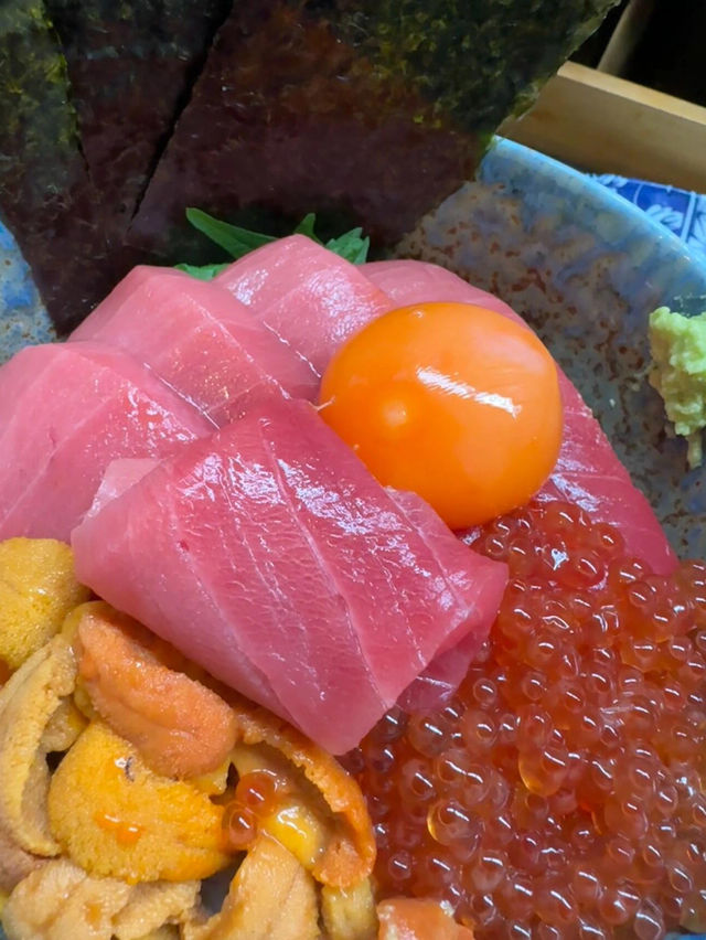 大阪必衝！為這碗海鮮丼願意凌晨5點爬起來！！🍱