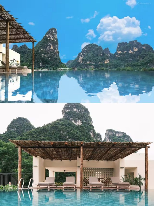 夏日避暑喀斯特山水裏躺平吸氧