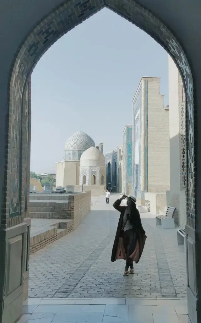 The Blue Romantic Samarkand Mausoleum Shahi Zinda