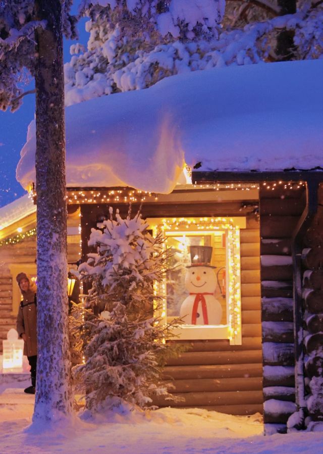芬蘭冬日童話藍粉天空下的浪漫極光之夜 芬蘭冬日童話藍粉天空下的浪漫極光之夜