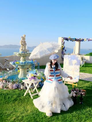 ปราสาทสไตล์ฝรั่งเศสริมทะเลในผิงถานสะดุดเข้ากับช่วงบ่ายอันแสนโรแมนติกในสวนของโมเนต์!