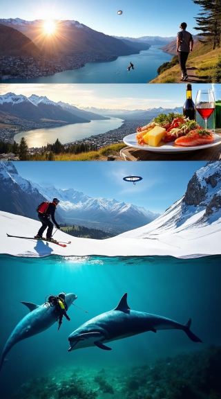 半分は雪山、半分は山と海の絶景！