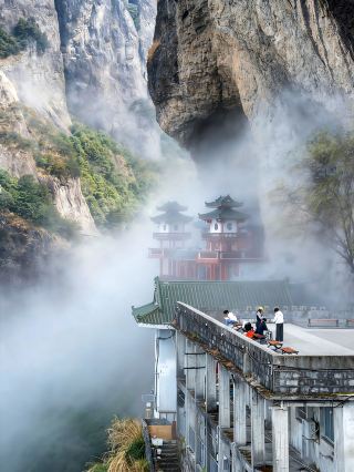 絕不愧是南方最美的懸空寺