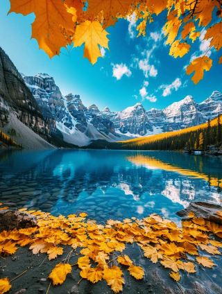 This is the legendary Moraine Lake