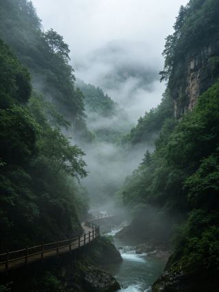 간쑤에 숨겨진 22℃의 비경, 량당 윈핑 싼샤, 피서와 폐 정화의 최고봉