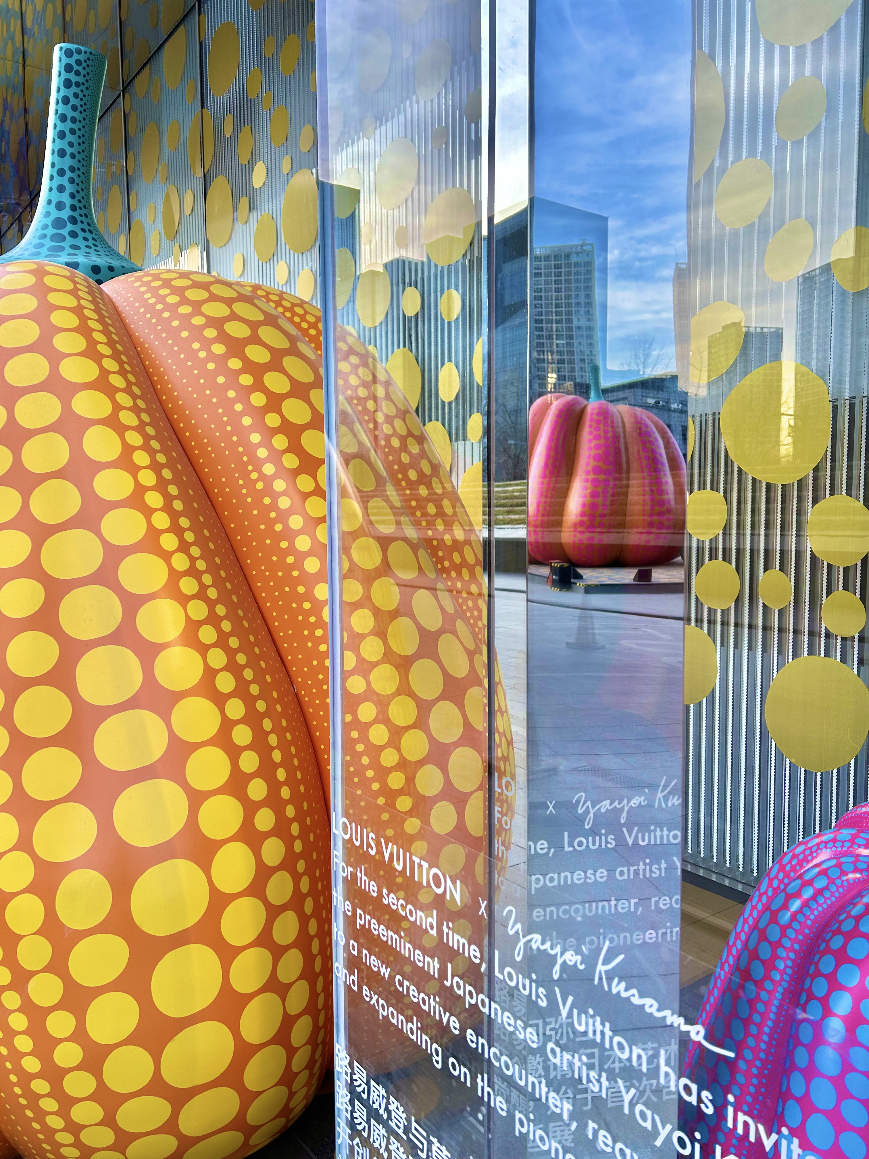 Louis Vuitton takes over Harrods exterior to launch Yayoi Kusama collection