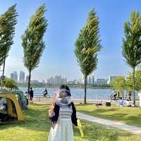 사람 별로 없는 한적한 ‘잠실한강공원’🧺