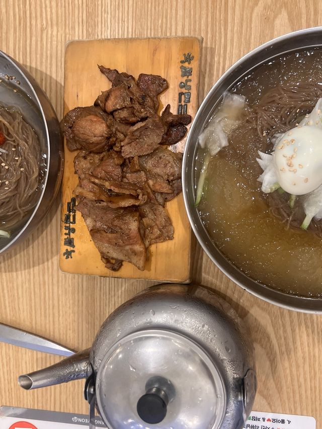韓国/仁川【富平】お肉もセット！冷麺が食べられるお店♡