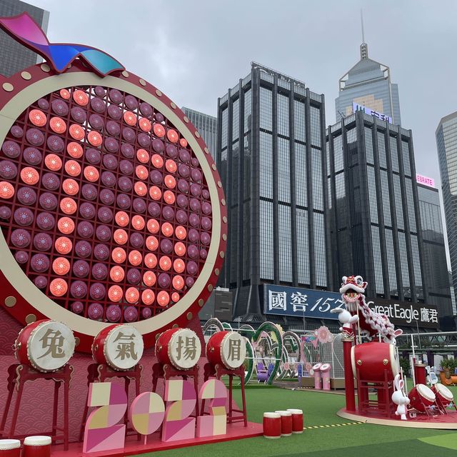 9米高「LED 燈箱大鼓」 - 灣仔海濱