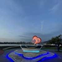 放暑假，來八里左岸公園玩