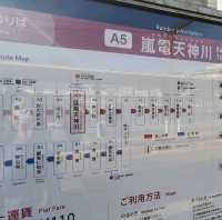 京都泡溫泉足浴的電鐵站【近鐵嵐山站】