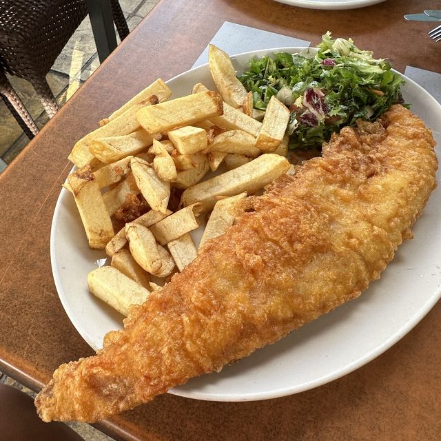 Fish and chips - real fish included!