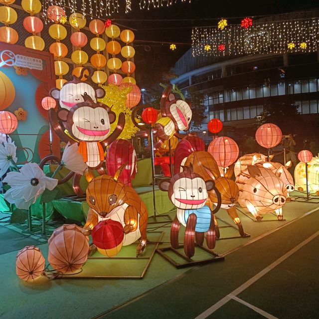 中秋打卡的維園 滿滿燈飾氣氛