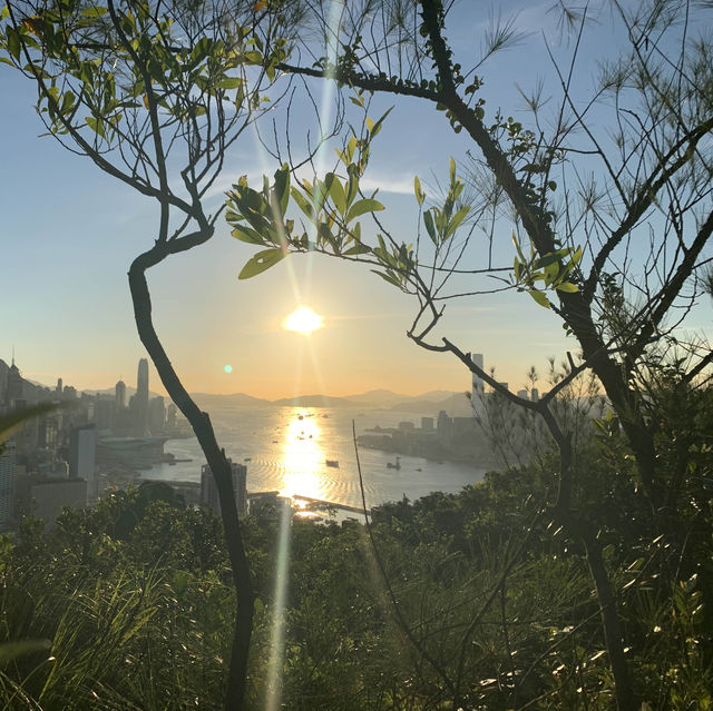 港島區日落秘景🧡輕鬆登頂紅香爐峰🌄