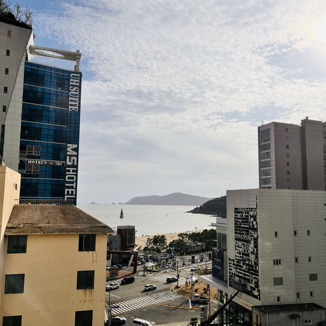 【海雲台ビーチ】釜山でリゾート気分を味わえるなんて、思っても見なかった❗️🥰