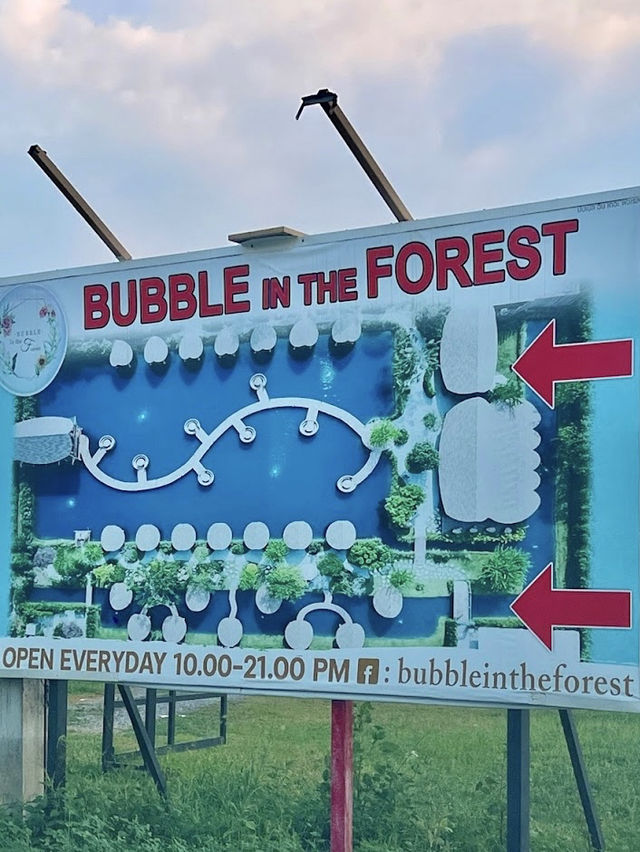 ทานอาหารกลางน้ำที่ Bubble in the Forest
