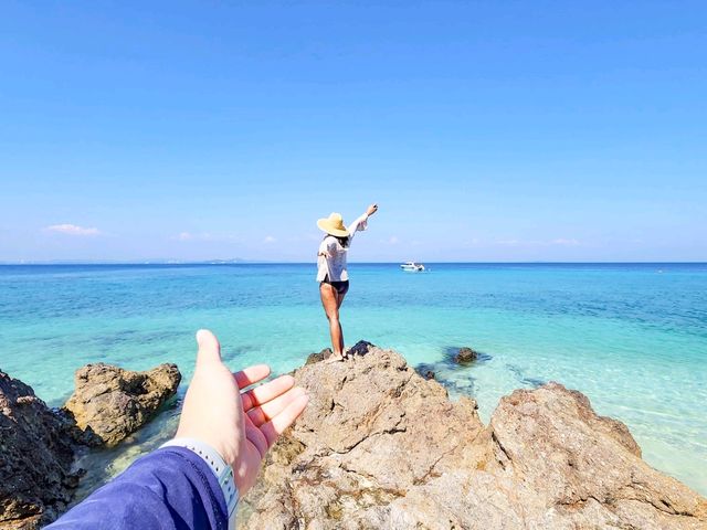 ดำน้ำ3เกาะระยองน้ำใสมาก​🌊มันนอก​ มันใน​เกาะทะลุ