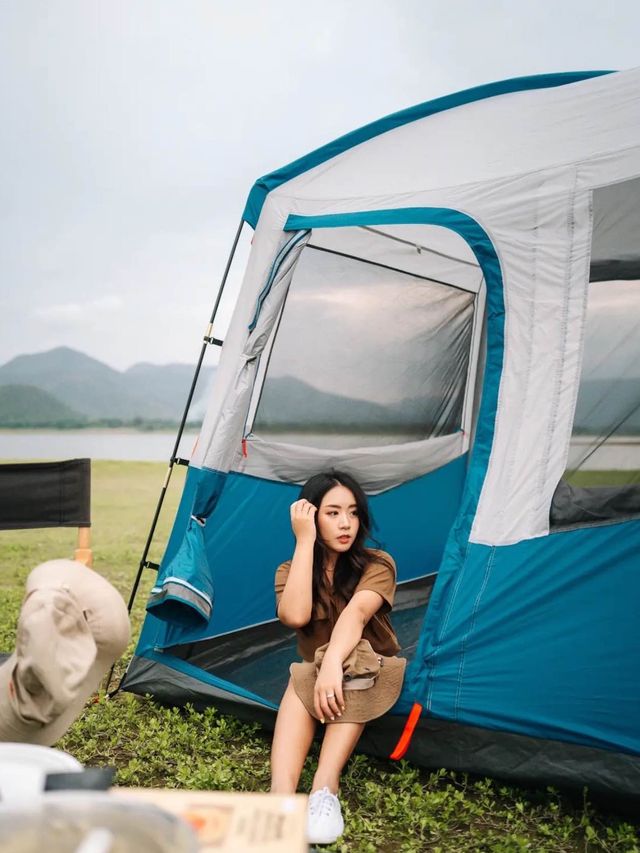 ที่ประจวบก็มีจุดกางเตนท์แบบปังๆนะ รู้ยัง?⛺️⛰️